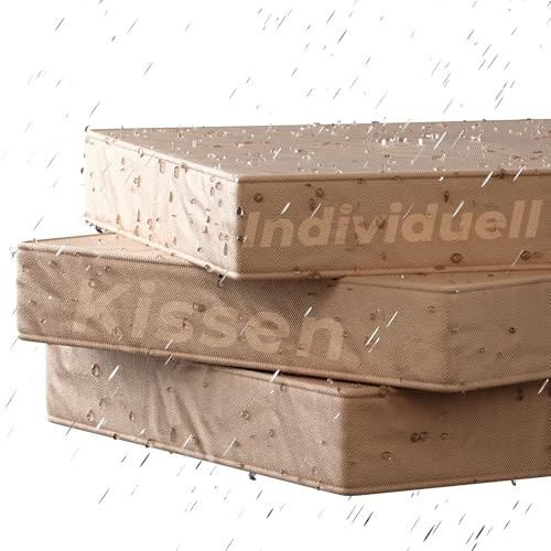 Benutzerdefinierte Bankauflage Bankkissen nach maß sitzkissen outdoor bierbankauflagen auflagen kissen polster für gartenmöbel Terrasse Versiegelter Reißverschluss / Nahtversiegelung (5 cm Dicke)