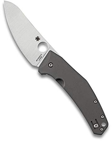 Spyderco – utomhuskniv – bladlängd: 8,94 cm – Spydiechef Titanium Framelock