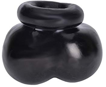1PC Weiche Hodensack Sleeve Penis Cock Ring für Männer | Ball Bahre, Zeit Verzögerung, Sex Spielzeug, Schwarz