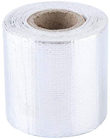 Terisass Aluminum Foil Adhesive Tape Roll 5m * 5cm Silver Heat Shield Tape