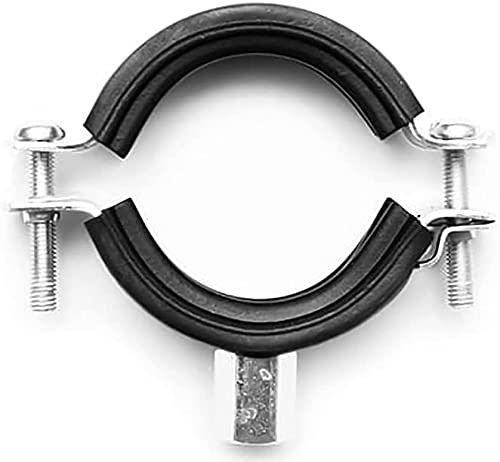 1/2 (20mm - 25mm) Rubber Lined Munsen Rings Pipe Clamps Pipe Hanger Anti Vibration Clamp, Bracket - (Pack of 2) - C09C 20mm_2