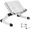 Atril para Libros - Altura Ajustable Atril Estudio con Brazos de Aluminio Duraderos, Atril Lectura Soporte Libros para Leer para Tapas Duras Gruesas, Recetas, Portátiles y iPad