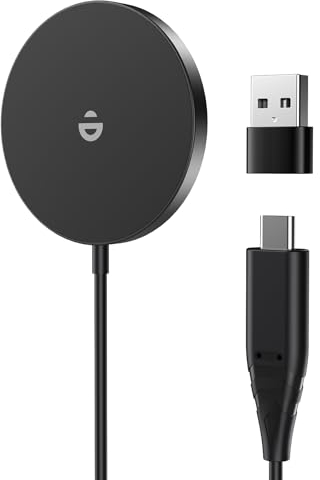 mag-Safe Cargador para iPhone, Carga inalámbrica rápida más rápida Que la estación de Carga inductiva Original para iPhone 12/13/14/15/16 y AirPods Magnetic Wireless Charger Pad