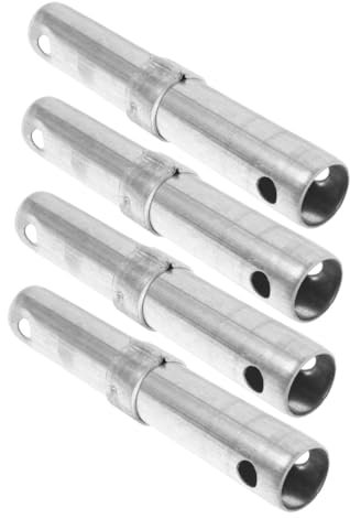Yardenfun 4pcs Scaffold Pins Scaffolding Connector 36mm Diameter Galvanized Coupling Pins Heavy Duty Scaffold Couplers for Mobile Scaffolding Equipment