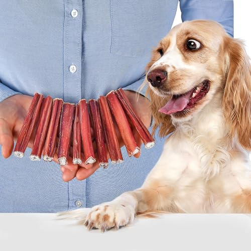 Rinderpizzle für Hunde 12 cm Größe XS 10 Stück (100 g), getreidefrei