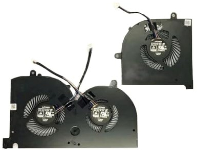 RTDPART Ventola CPU GPU per Laptop per MSI Creator P75 MS-17G1 P75 Creator 9SD 9SE 9SF 9SG MS-17G1 Nuova