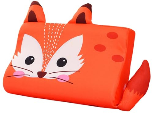 Einzigartige Tiere Schlummerkissen Kinder, Kinder Kissen M-Emory Schaum Kinderkopfkissen, Atmungsaktiv und Hautfreundlich, Schlummerkids Kissen, Kleines Kissen für Nickerchenzeit, Süßer Fuchs