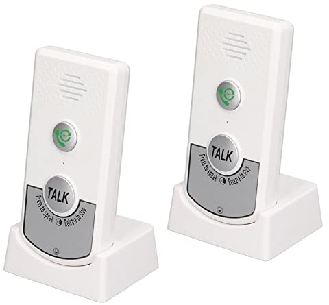 Yunir Intercom Vocale a 2 Vie, unità di di Campanelli Wireless, Intercomunicador Super a Lungo Raggio, Installazione Facile, Citano per Ufficio Ospedaliero Domestico, per Anziani,
