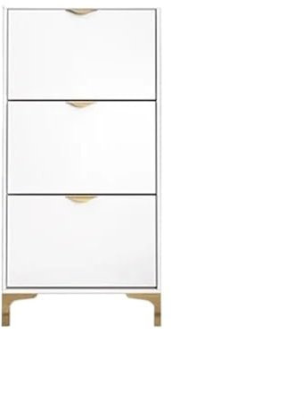 Zapatero Armarios de zapatos simples y modernos for entrada, organizador de diseño, Zapatero for ahorrar espacio, muebles de lujo blancos impermeables Szafka Na Buty Organizador de zapateros(60x17x118