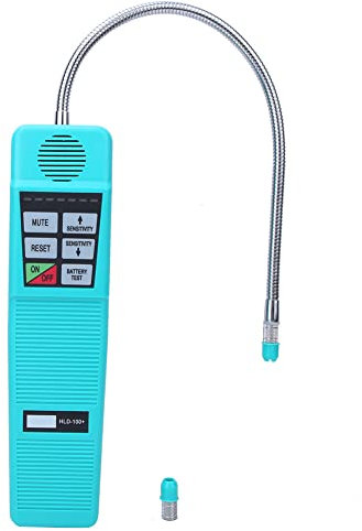 Detector de fugas Torvex, sensor de refrigerante automotriz HLD-100+, herramienta de rango de gas halógeno, detector de fugas de refrigerante para sistemas R134A R404A R125