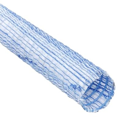 HKSDKABOP Tubes d'égout perforés au Sol à pénétration Douce, Tuyau de Drainage perforé de 4 Pouces avec Fil d'acier for drains français souterrains, Bleu, Plusieurs Longueurs(10m/32.8ft)