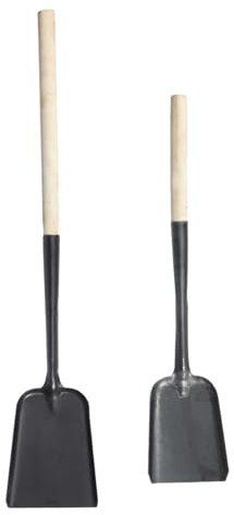 ARTSEWPLY 2stücke Kamin-ascheschaufel Mit Langem Griff Verzinkte Kohleschaufel Für Grill Und Kamin Praktische Handschaufeln Zum Asche Kohleschippen Robust Und Vielseitig Für Küche Und Garten