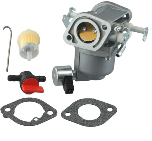 Carburateur de rechange pour tracteur tondeuse Intek 40N777 40N877, compatible avec les numéros de pièces 594207 593197 593198 595216 596375 597126 597128, fournit un débit de carburant stable
