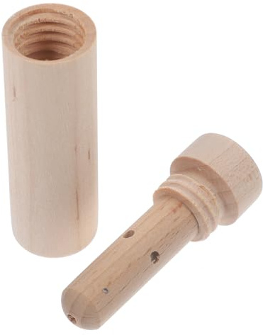 MOTHNUR Bâtonnet Nasal en Bois pour Aromathérapie, Tube de Respiration Portable, Soulage la Congestion Nasale, Diffuseur Naturel pour Huiles Essentielles