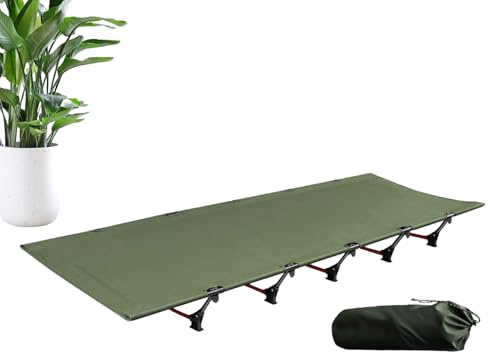 Gihioue Letti da campo per adulti per dormire – Pigiami pieghevoli,Supporti per le camere degli ospiti Casa Outdoor Viaggi Escursioni Pausa pranzo