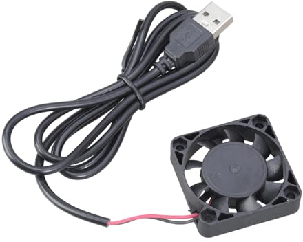 40mm Oil Bearing USB Fans 5VDC Quiet Operations High Airflows 6.4CFM 5800RPM For Electronics Cooling Needs Small Cooling Fan For Networking Devices
