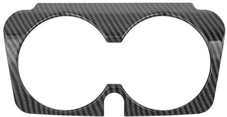JAYWIS Embellecedor Del Marco Del Portavasos Del Panel De Cambio De Marchas Del Coche Para Mercedes Para Benz C E GLC Clase W205 W213 X253(aspecto carbono)
