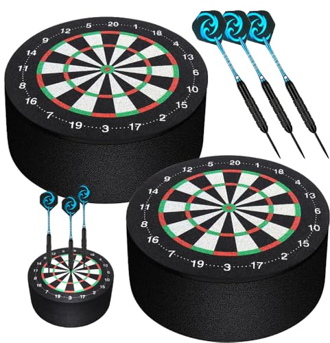 Hojalis Dart Halter, 2 Dartpfeile Halterung & 3 Steel Darts,Mini Dartpfeil Halterung,Dartpfeil Halter Für Weiche Und Stahlspitzen,Dart Halterung Für Pfeile Für Zuhause Und Club,Platzsparende Dart-Dock