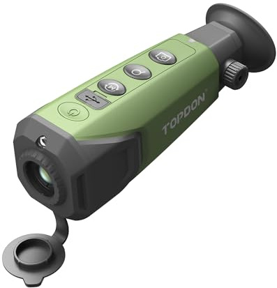 TOPDON Wärmebildkamera Jagd TS004, 320x240 TISR IR-Auflösung, 13mm Wärmebild-Monokular, 50Hz, 11H Akkulaufzeit, 32GB, 8X Zoom, IP67 Wärmebild-Nachtsichtgerät, 410m Erfassungsreichweite