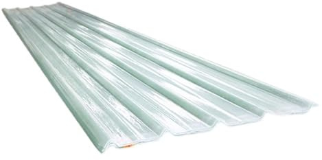 Welldachziegel Wärmedämmung Wellplatten Transparent Kunststoff Dachplatte Innenhöfe Werkstätten(10pieces,0.9x1m/2.95x3.28ft)