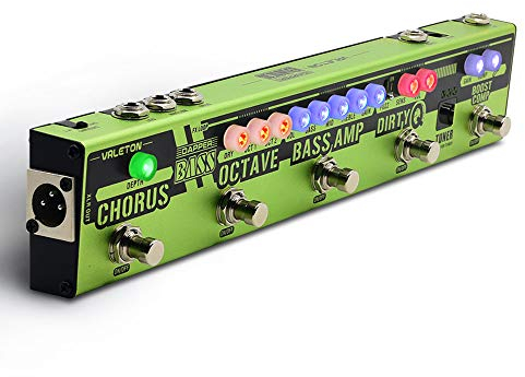 Valeton Multi Effects Pedal Dapper Bass DI Preamp Stage Session Gigging Gear (Dapper Bass)