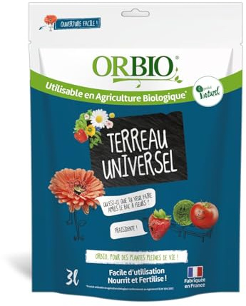 OR BRUN Terreau Universel, Bleu, 3 L