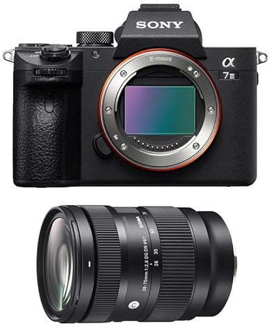 Kit fotografico personalizzato creato utilizzando SONY ALPHA 7 III + SIGMA 28-70mm f/2.8 DG DN