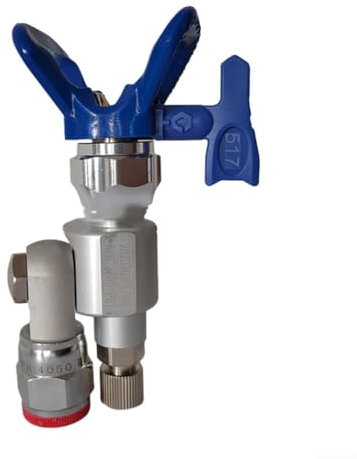 Airless Spraying Extended Anti-Spit Valve Locking Valve Swivel AntiSaliva Nalve 287030 Metal Material Provides Long Lasting Performance