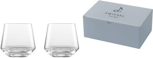ZWIESEL GLAS M122319 Tumbler, Unbreakable Pure for Whiskey and Hard Liquor, Old Fashioned, 13 oz, Pair of 2, Machine Made