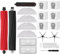 19 accessori per Roborock S8 Pro Ultra, set di accessori per robot aspirapolvere, 2 spazzole principali, 1 spazzola autopulente, 4 salviette, 6 sacchetti per la polvere, 2 filtri, 2 spazzole laterali