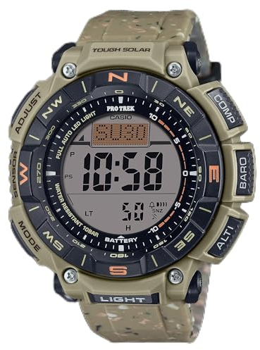 Casio Men's Digital Tough Solar Watch with Bio-Based Resin Strap PRG340SC-5
