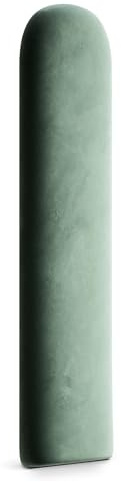 Muralo Wandkissen Gepolstert, Magic Velvet, Wandpolster - 20x60 cm, Mint | Wandpaneel, ideal als Bettkopfteil oder Lendenkissen - für Schlafzimmer und Wohnzimmer, einfache Anbringung mit Montagekleber