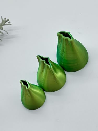 lrsweetdesign ryska munstycken 3 x blad för spritspåse 2 cm, 2,5 cm, 3,0 cm diameter