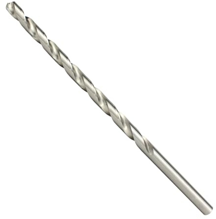 Weischer® - HSS-G Spiralbohrer extra lang Ø 1,0 mm - 130 mm Gesamtlänge | Stahlbohrer Metallbohrer Eisenbohrer | geschliffener Bohrer für Metall, Stahl, Aluminium, Eisen | stabil & bruchfest