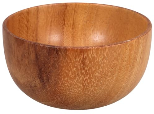 AUTSUPPL Chips-Schüssel Pho Schüssel Müslischalen Snack-Schüssel Trinket Schüssel frühstücksschale holzschale nudelschale Suppenteller Brotschale aus Holz Suppenschüssel aus Holz hölzern
