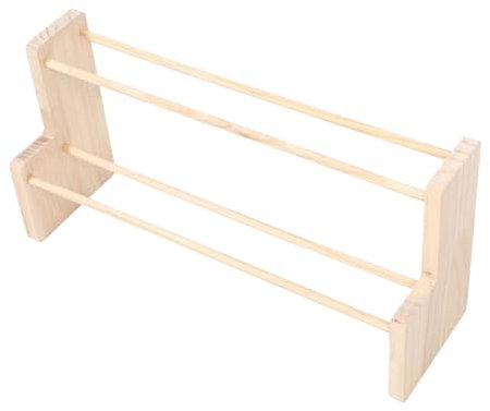 Housoutil Bandspulenhalter Organizer Aus Holz Für Nähspulen Praktisch Und Kompakt Langlebig Und Bruchfest Für Bastelarbeiten Und Näharbeiten