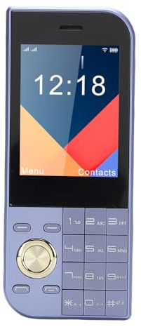 Annadue Senior Mobiltelefon, 2,8 Tum Tunn Billig Mobiltelefon med Big Button Clear Sound Triple Sim Card Slots 3800mAh Battery FM Radio Bright Fartlight (BLUE)