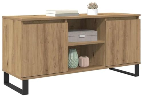 vidaXL TV-Schränk 104 x 35 x 50 cm Artisan-Eiche Holzwerkstoff