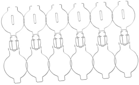 Genérico 6 piezas Hebillas de Alambre para Tarros de Conserva Acero Inoxidable Cierre Seguro con Resorte para Frascos de Boca Ancha Clips de Sujeción Resistentes para Sellado y