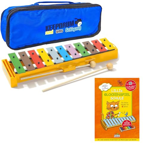 Sonor GS Glockenspiel + Lillis Glockenspiel Schule + keepdrum Tasche