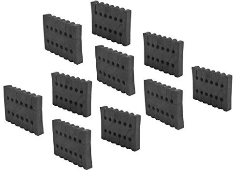 CUTICATE 10 Stück Pfeil Separator Pfeilschutz Pfeilhalter Eva Pfeilständer, Schwarz