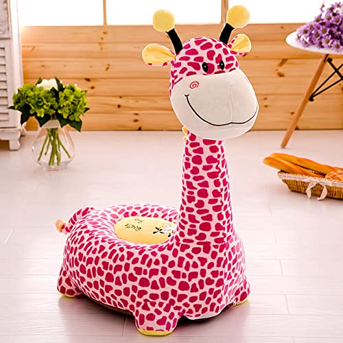 GXUYN Kinder Plüsch Sofa Sitz Kinderstuhl Komfort Sessel Tier Sofa Sitz Plüsch Kindersofa Kindermöbel für Kinderzimmer Spielzimmer,Rosa,Riding Style