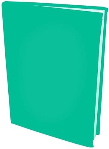 Dehnbare Buchhüllen A4 - Türkis Grün - 3 Stück