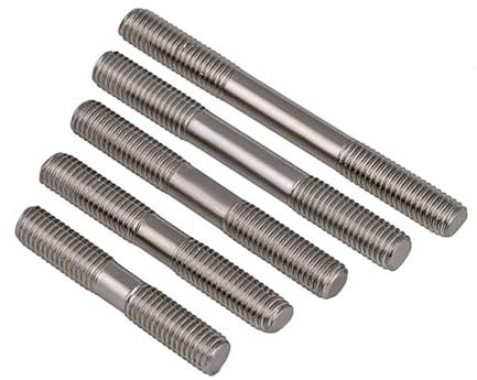 TULDYS WALENI 5 Stück M6 M8 M10 M12 M16 Stehbolzen 304 Edelstahl Doppelendgewinde Schraubstange(M8x140)