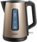 Bestron Wasserkocher mit 360° Basis, inkl. Kochstopp-Automatik & Trockenlaufschutz, 1.7 Liter Fassungsververmögen, 2200 Watt, AWK1000SAT, Farbe: Hellbeige