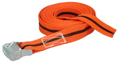 WOLFPACK LINEA PROFESIONAL Låsband med spärrhake 5 meter x 38 mm. Automatisk metallspärr, band, handelsslinga, spännrem
