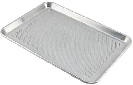 Teglia Forata, Teglia Pizza con Fori, Teglia Forno, Teglia Rettangolare, Teglia Verdure per Feste, 60x40 cm