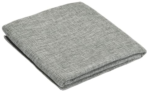 QUARKZMAN Tela de Rejilla de Altavoz Gris (No Tejido de Caña) Tela Antipolvo para Cajas de Estéreo 50cm x 150cm 20 Pulgadas x 59 Pulgadas
