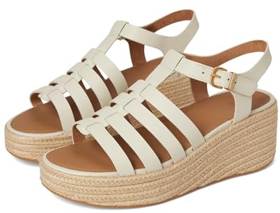 Fitflop Kvinnor Espadrille Flatform Espadrilles Sandaler Vit 37 EU