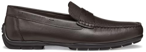 Geox U Moner W 2FIT D, Mocassino Uomo, Coffee, 39 EU